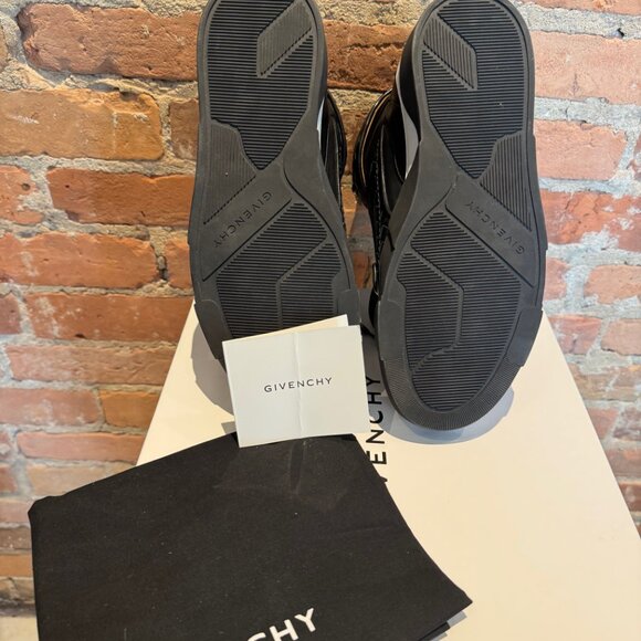 Givenchy Tyson High-Top Sneakers – Black Woven Leather Size 41 (US 8) | w/ Box - Picture 7 of 7